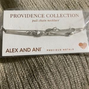 Alex and Ani Seahorse Pull Chain Necklace